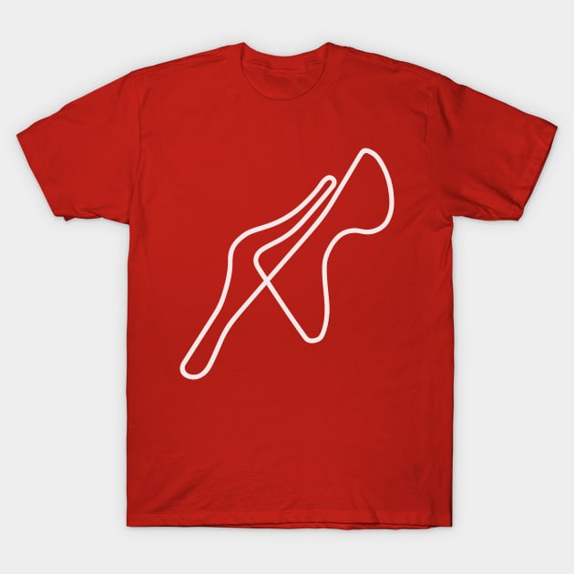 Fiorano Circuit [outline] T-Shirt by sednoid